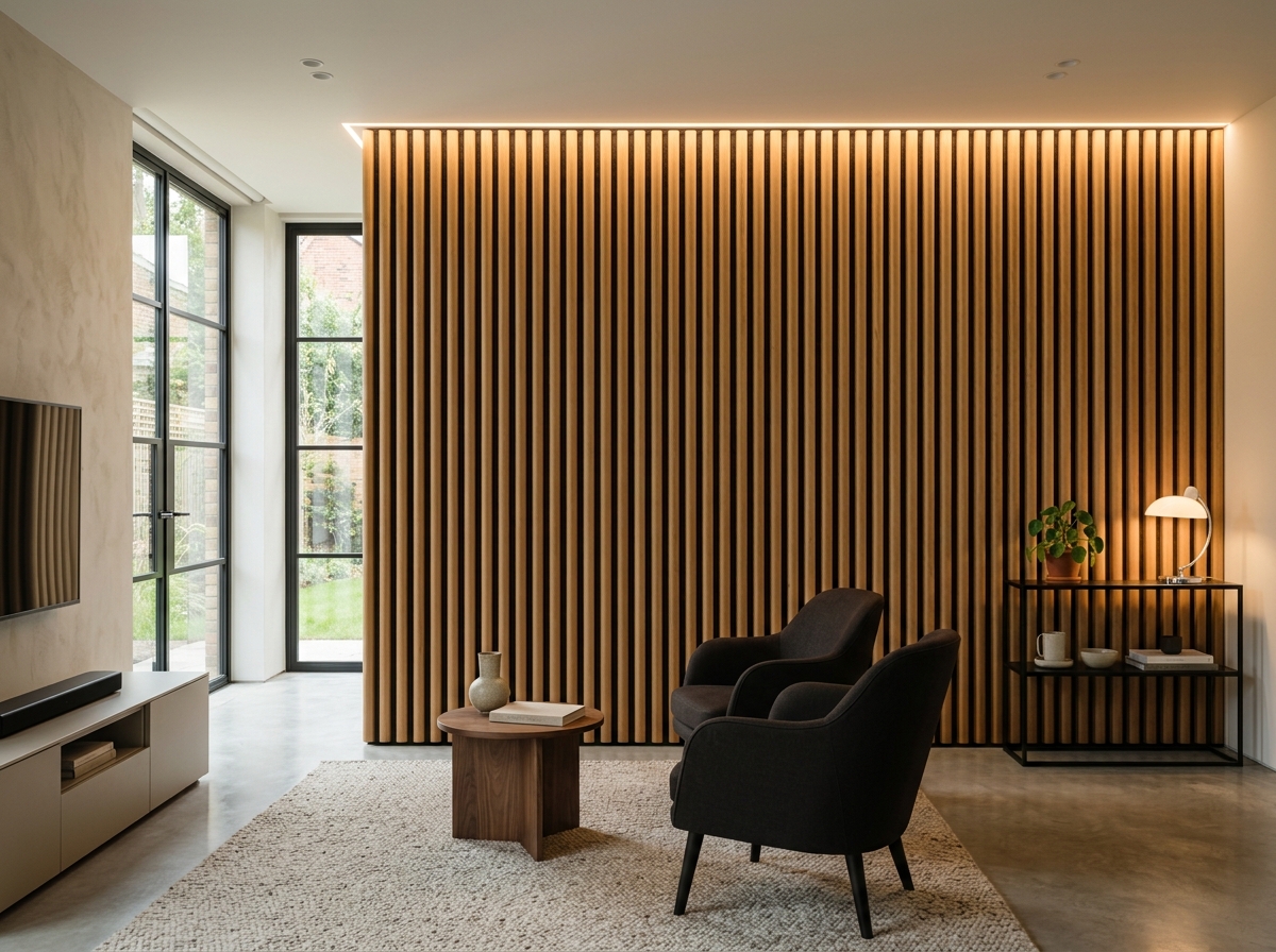 Wood Composite Fluted Panels